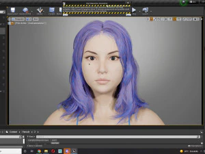 Realistic Female Game Ready 3D Model