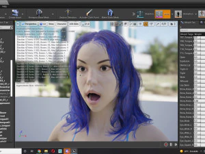 Realistic Female Game Ready 3D Model