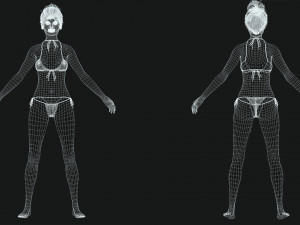 Asian Woman RealTime 3D Model