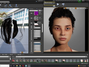 Asian Woman RealTime 3D Model
