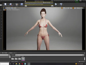 Asian Woman RealTime 3D Model