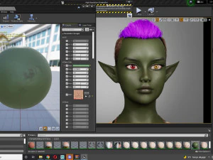 Realistic Elf Female 3D Model