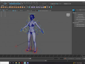 Realistic Elf Female 3D Model