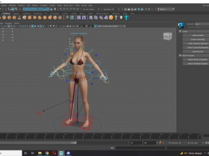 Realistic Elf Female 3D Model