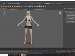 Asian Woman Rigged Game Ready Modelo 3D