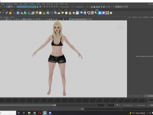 Asian Woman Rigged Game Ready Modelo 3D