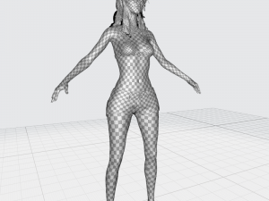 Asian Woman Rigged Game Ready Modelo 3D