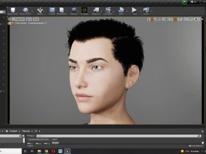 Cartoon Woman Ready 3D Model
