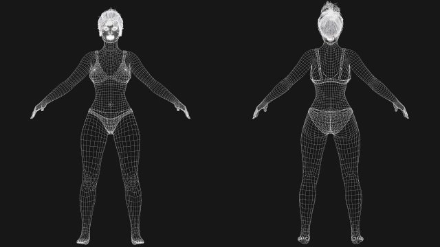 Realistic Latina Woman Game Ready 3D Model in Woman 3DExport