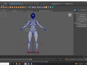 Realistic Latina Woman Game Ready 3D 模型