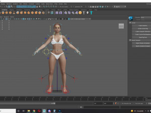 Realistic Latina Woman Game Ready 3D 模型