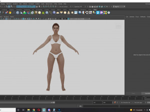 Realistic Latina Woman Game Ready 3D 模型