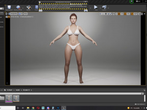 Realistic Latina Woman Game Ready 3D 模型