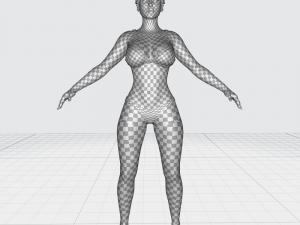 Realistic Latina Woman Game Ready 3D 模型