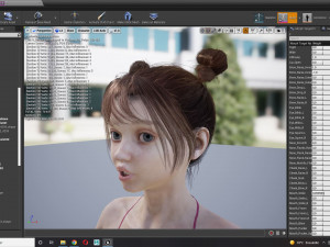Realistic Girl teenager Low-poly 3D 模型