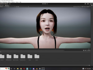 Japanese woman Girl Game Ready Modelo 3D