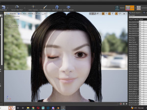 Japanese woman Girl Game Ready Modelo 3D