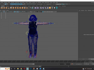 Pregnant woman and clothed Low-poly 3D-Modell
