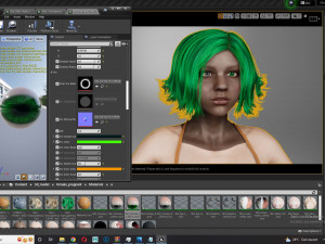 Pregnant woman and clothed Low-poly 3D-Modell