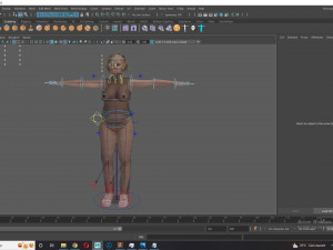 Pregnant woman and clothed Low-poly 3D-Modell