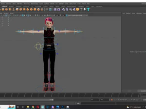 Modular Asian Girl Game Ready 3D Model