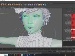 Modular Asian Girl Game Ready 3D Model