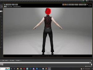 Modular Asian Girl Game Ready 3D Model