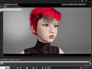 Modular Asian Girl Game Ready 3D Model