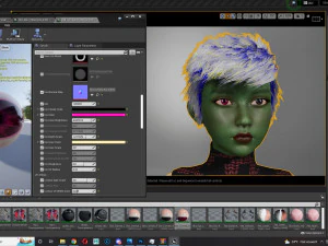 Modular Asian Girl Game Ready 3D Model