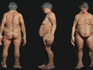 Female troll naked Ready Modelo 3D