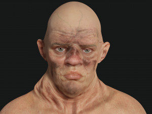 Female troll naked Ready Modelo 3D