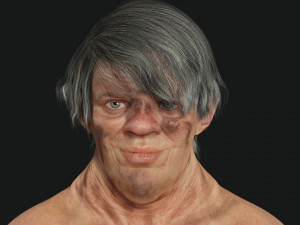 Female troll naked Ready Modelo 3D