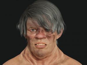 Female troll naked Ready Modelo 3D
