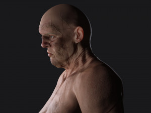 Female troll naked Ready Modelo 3D