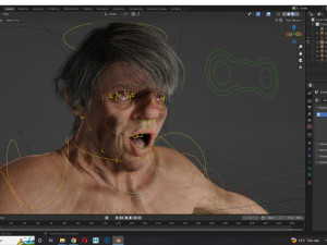 Female troll naked Ready Modelo 3D