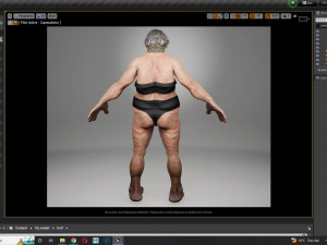 Female troll naked Ready Modelo 3D