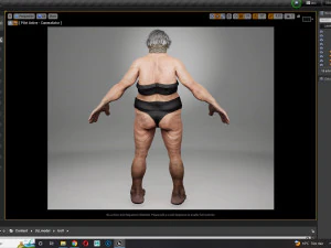 Female troll naked Ready 3D Model