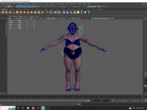 Female troll naked Ready Modelo 3D