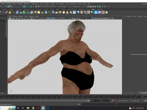 Female troll naked Ready Modelo 3D