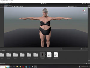 Female troll naked Ready 3D Model