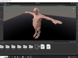 Female troll naked Ready 3D Model