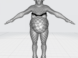 Female troll naked Ready Modelo 3D