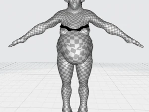 Female troll naked Ready 3D Model