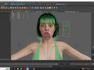 Billie Eilish game ready and clothed 3D Model