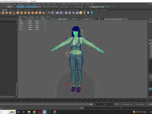 Billie Eilish game ready and clothed 3D Model