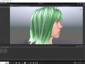 Billie Eilish game ready and clothed 3Dモデル