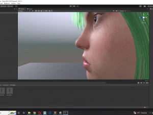 Billie Eilish game ready and clothed 3D Model