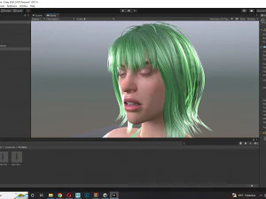 Billie Eilish game ready and clothed 3D Model