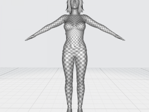 Billie Eilish game ready and clothed 3Dモデル