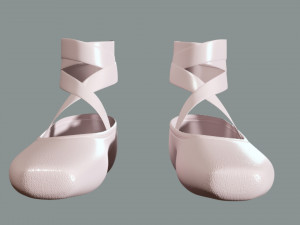 Ballet Shoes 3D 모델